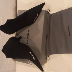 Balenciaga knife boots